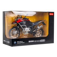 Motocykl BMW R 1200 GS czerwony RASTAR model 1:9 Metalowa karoseria