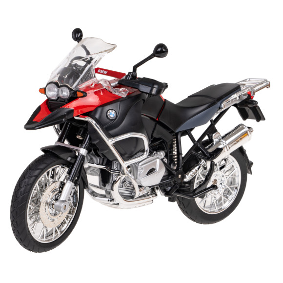 Motocykl BMW R 1200 GS czerwony RASTAR model 1:9 Metalowa karoseria