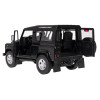 Land Rover Defender czarny RASTAR model 1:14 Zdalnie sterowanie auto + Pilot 2,4 GHz + Ręcznie otwierane drzwi