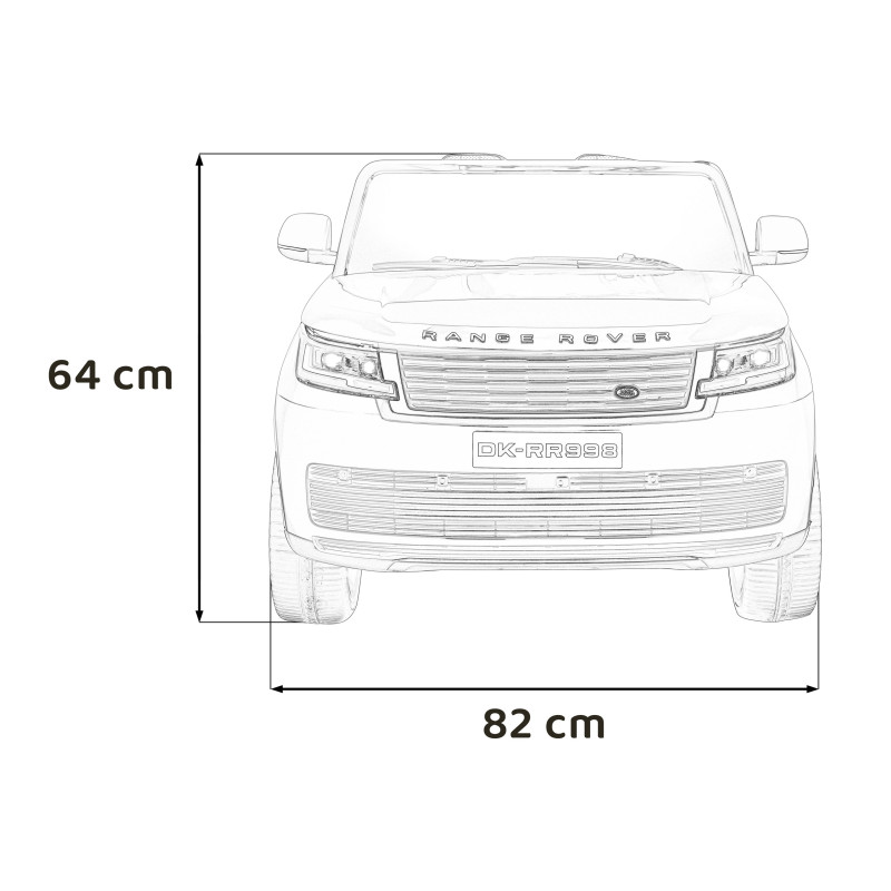 Pojazd Range Rover SUV Lift Czarny