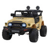 Toyota FJ Cruiser dla dzieci Beżowy + Pilot + Napęd 4x4 + Audio LED + EVA + Wolny Start
