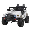 Toyota FJ Cruiser dla dzieci Biały + Pilot + Napęd 4x4 + Audio LED + EVA + Wolny Start