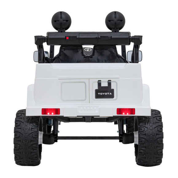 Toyota FJ Cruiser dla dzieci Biały + Pilot + Napęd 4x4 + Audio LED + EVA + Wolny Start