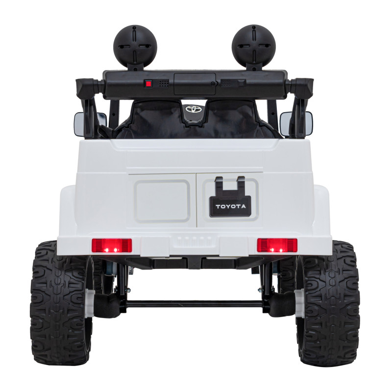 Toyota FJ Cruiser dla dzieci Biały + Pilot + Napęd 4x4 + Audio LED + EVA + Wolny Start