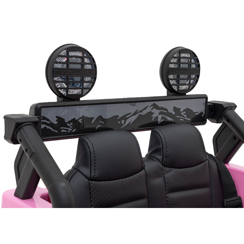 Toyota FJ Cruiser dla dzieci Różowy + Pilot + Napęd 4x4 + Audio LED + EVA + Wolny Start