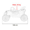 Pojazd Buggy ATV Defend 4x4 Pomarańczowy Pojazd Buggy ATV Defend 4x4 Pomarańczowy