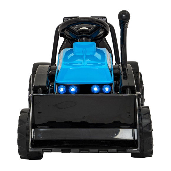 Traktor Spychacz G320 dla najmłodszych dzieci Niebieski + Ruchoma łyżka + Melodie + Klakson + Światła LED Traktor Spychacz G320 dla najmłodszych dzieci Niebieski + Ruchoma łyżka + Melodie + Klakson + Światła LED