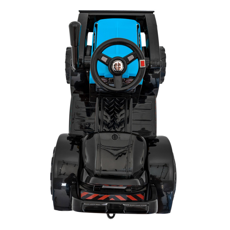 Traktor Spychacz G320 dla najmłodszych dzieci Niebieski + Ruchoma łyżka + Melodie + Klakson + Światła LED