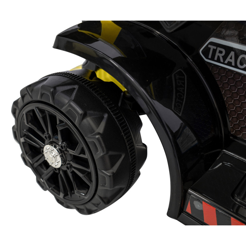 Traktor Spychacz G320 dla najmłodszych dzieci Żółty + Ruchoma łyżka + Melodie + Klakson + Światła LED