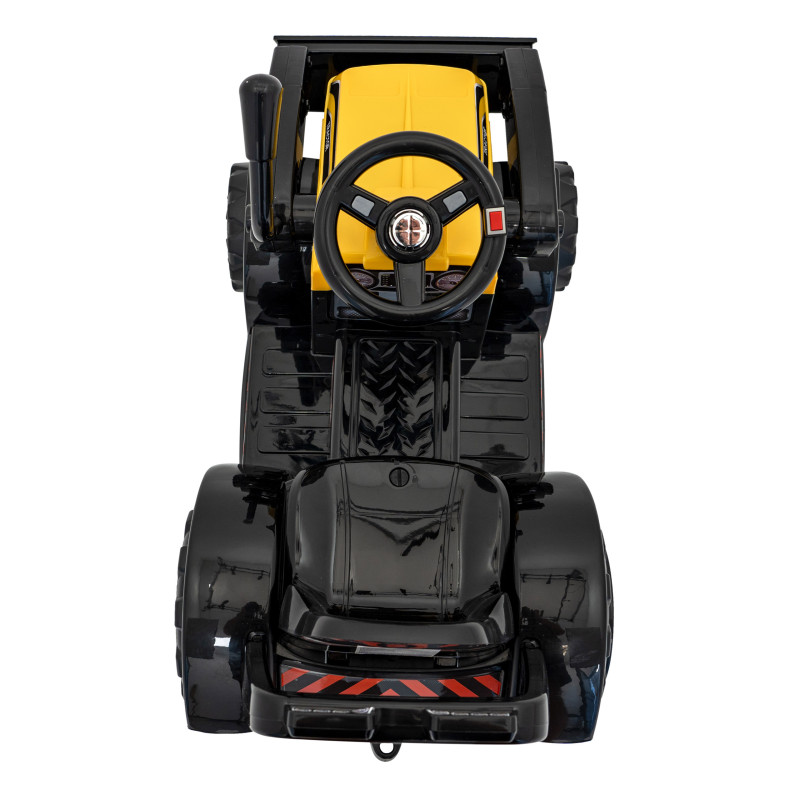 Traktor Spychacz G320 dla najmłodszych dzieci Żółty + Ruchoma łyżka + Melodie + Klakson + Światła LED