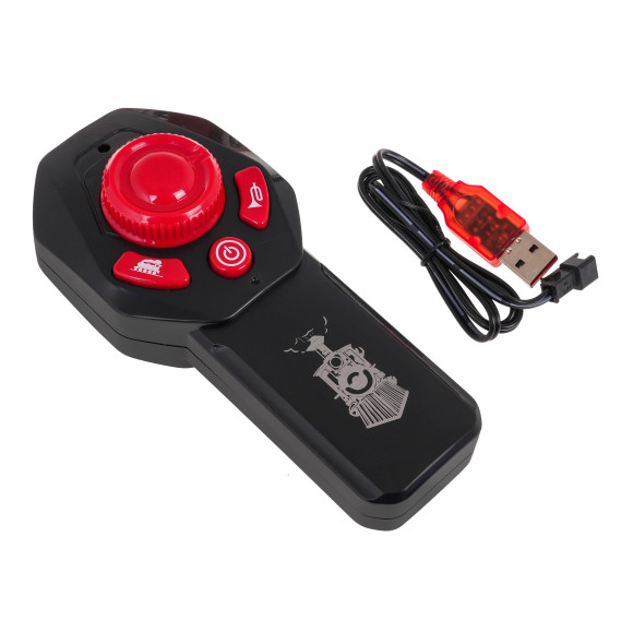 Zdalnie sterowana Retro Kolejka z Funkcją Dymu dla dzieci 5+ Interaktywne efekty + Pilot 2,4 GHz + Akcesoria Zdalnie sterowana Retro Kolejka z Funkcją Dymu dla dzieci 5+ Interaktywne efekty + Pilot 2,4 GHz + Akcesoria