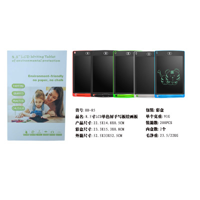 Tablet 8,5' do rysowania i pisania dla dzieci 3+ Czerwony + Rysik + Ekran LCD + Zaczep na smycz