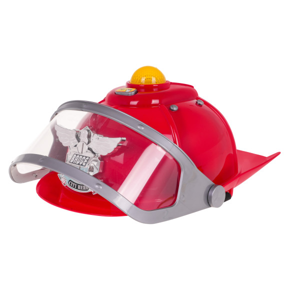 Interaktywny Kask Strażaka dla dzieci 3+ Dźwięki Syren + Światełka + Regulowany obwód Interaktywny Kask Strażaka dla dzieci 3+ Dźwięki Syren + Światełka + Regulowany obwód