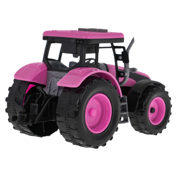 Interaktywny Różowy Traktor dla dzieci 3+ Otwierana maska + Dźwięki + Światła LED Interaktywny Różowy Traktor dla dzieci 3+ Otwierana maska + Dźwięki + Światła LED