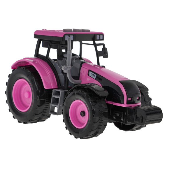 Interaktywny Różowy Traktor dla dzieci 3+ Otwierana maska + Dźwięki + Światła LED Interaktywny Różowy Traktor dla dzieci 3+ Otwierana maska + Dźwięki + Światła LED