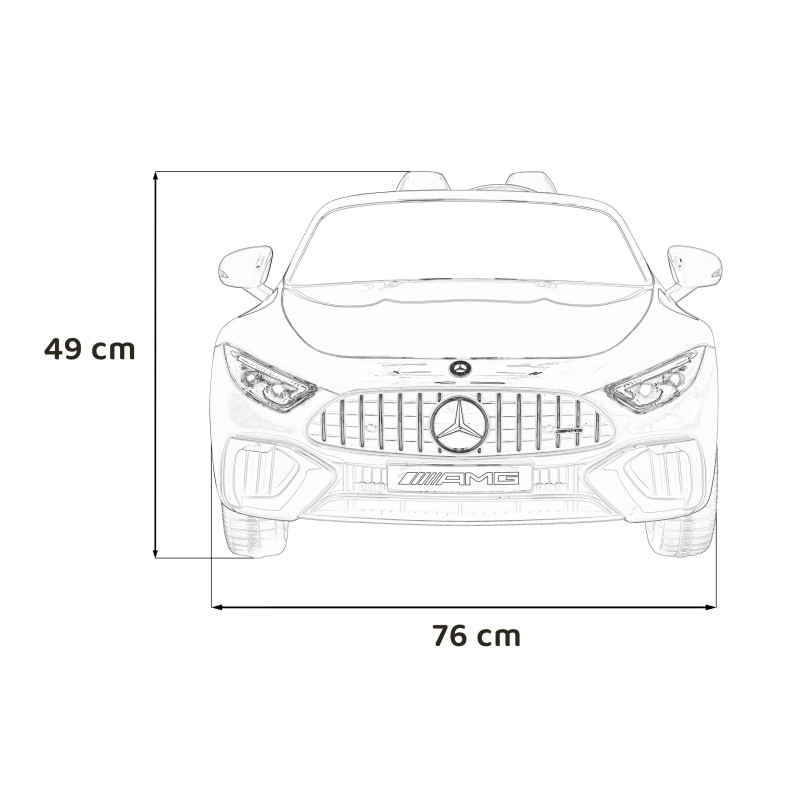 Pojazd Mercedes Benz AMG SL63 Czerwony