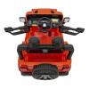 Jeep Wrangler Rubicon na akumulator dla dzieci Pomarańczowy + Pilot + Radio MP3 LED + Koła EVA