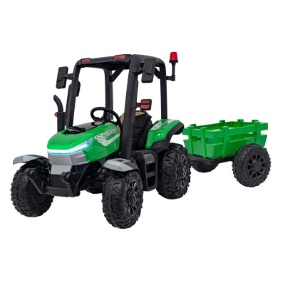 Traktor BLAST Z Przyczepką Zielony