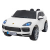 Porsche Cayenne S na akumulator dla dzieci Lakier Biały + Pilot + Wolny START + EVA + Audio LED Porsche Cayenne S na akumulator dla dzieci Lakier Biały + Pilot + Wolny START + EVA + Audio LED