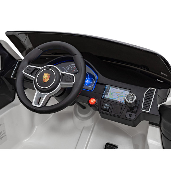 Porsche Cayenne S na akumulator dla dzieci Lakier Biały + Pilot + Wolny START + EVA + Audio LED Porsche Cayenne S na akumulator dla dzieci Lakier Biały + Pilot + Wolny START + EVA + Audio LED