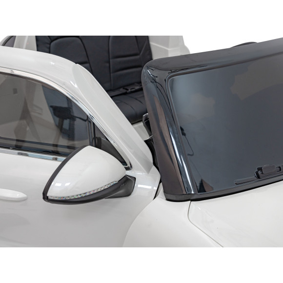 Porsche Cayenne S na akumulator dla dzieci Lakier Biały + Pilot + Wolny START + EVA + Audio LED Porsche Cayenne S na akumulator dla dzieci Lakier Biały + Pilot + Wolny START + EVA + Audio LED