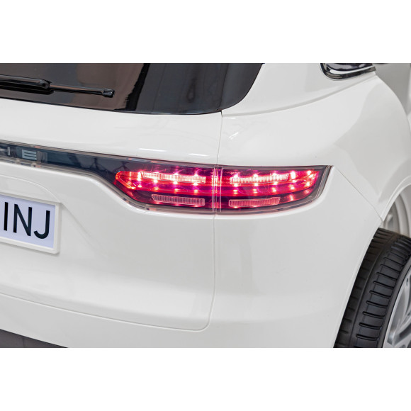 Porsche Cayenne S na akumulator dla dzieci Lakier Biały + Pilot + Wolny START + EVA + Audio LED Porsche Cayenne S na akumulator dla dzieci Lakier Biały + Pilot + Wolny START + EVA + Audio LED
