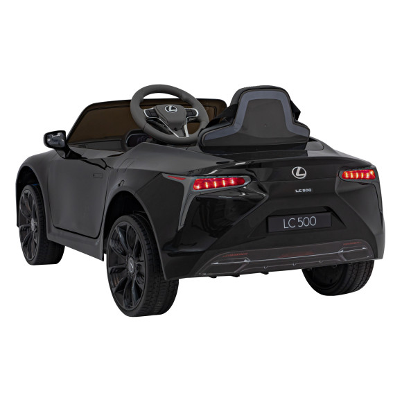 Lexus LC500 na akumulator dla dzieci Czarny + Pilot + Wolny Start + EVA + Audio LED Lexus LC500 na akumulator dla dzieci Czarny + Pilot + Wolny Start + EVA + Audio LED