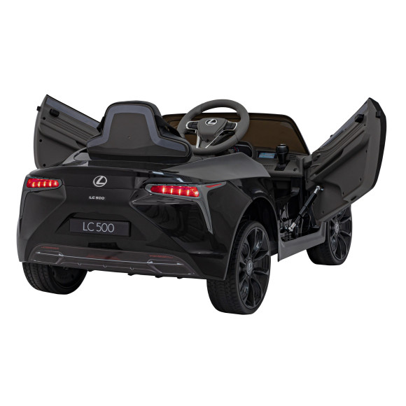 Lexus LC500 na akumulator dla dzieci Czarny + Pilot + Wolny Start + EVA + Audio LED Lexus LC500 na akumulator dla dzieci Czarny + Pilot + Wolny Start + EVA + Audio LED