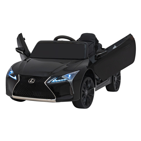 Lexus LC500 na akumulator dla dzieci Czarny + Pilot + Wolny Start + EVA + Audio LED Lexus LC500 na akumulator dla dzieci Czarny + Pilot + Wolny Start + EVA + Audio LED