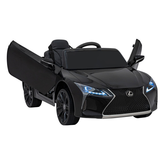 Lexus LC500 na akumulator dla dzieci Czarny + Pilot + Wolny Start + EVA + Audio LED Lexus LC500 na akumulator dla dzieci Czarny + Pilot + Wolny Start + EVA + Audio LED