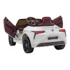 Lexus LC500 na akumulator dla dzieci Biały + Pilot + Wolny Start + EVA + Audio LED Lexus LC500 na akumulator dla dzieci Biały + Pilot + Wolny Start + EVA + Audio LED