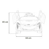 McLaren Artura na akumulator dla dzieci Niebieski + Napęd 4x4 + Pilot + Wolny Start + EVA + Audio LED
