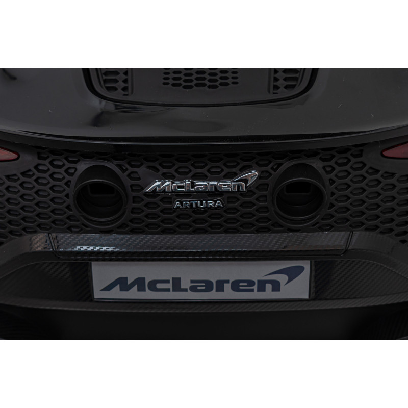 McLaren Artura na akumulator dla dzieci Czarny + Napęd 4x4 + Pilot + Wolny Start + EVA + Audio LED