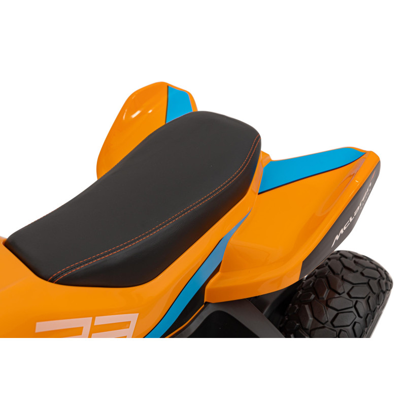 Quad McLaren Racing MCL 35 dla dzieci Pomarańczowy + Pilot + Wolny Start + EVA + Audio LED