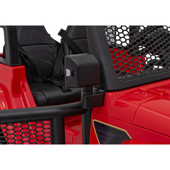 Auto terenowe OFF-ROAD 3.0 dla dzieci Czerwony + Pilot + Wolny Start + Pasy + Audio LED Auto terenowe OFF-ROAD 3.0 dla dzieci Czerwony + Pilot + Wolny Start + Pasy + Audio LED