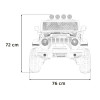 Auto terenowe OFF-ROAD 3.0 dla dzieci Czerwony + Pilot + Wolny Start + Pasy + Audio LED Auto terenowe OFF-ROAD 3.0 dla dzieci Czerwony + Pilot + Wolny Start + Pasy + Audio LED