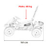 Pojazd Gokart Spalinowy MUD MONSTER Czerwony