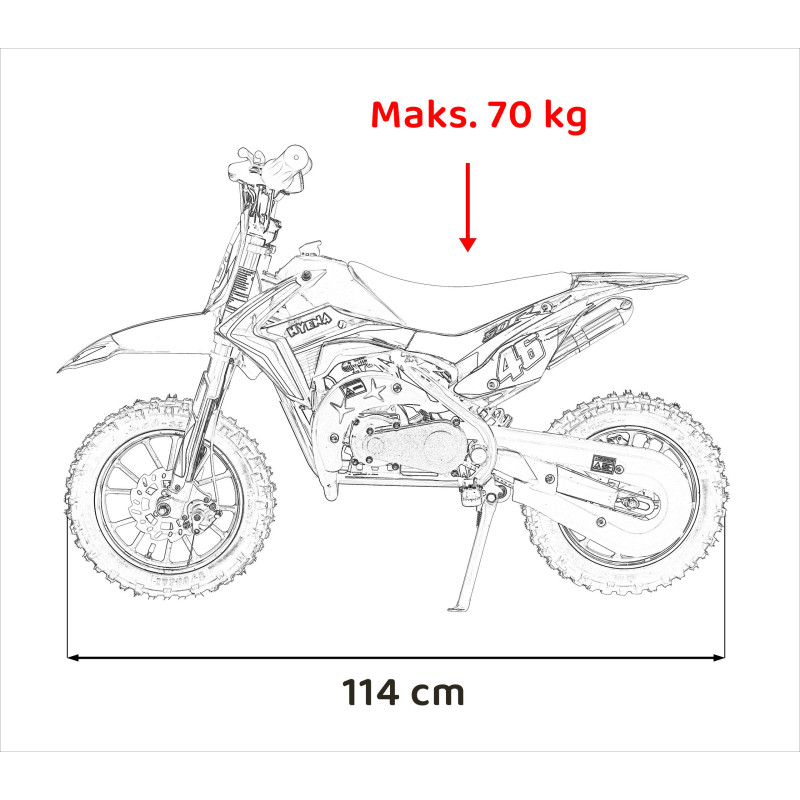 Pojazd Motor Spalinowy RENEGADE 50R Zielony