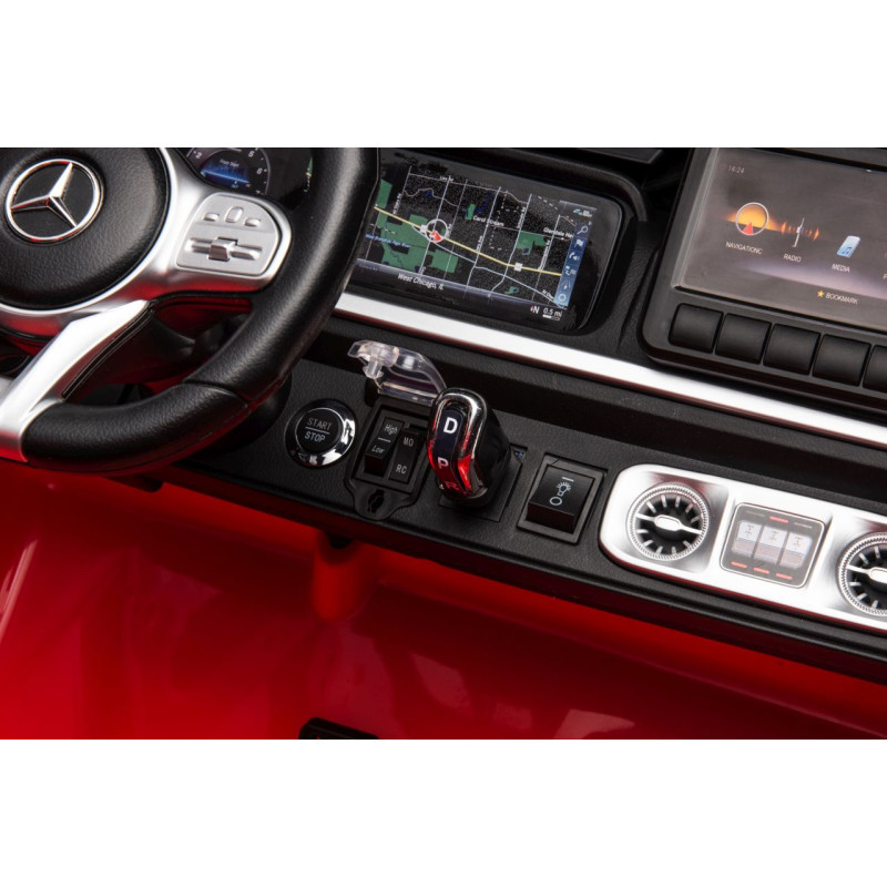 Pojazd Mercedes Benz G63 AMG XXL STRONG Czerwony