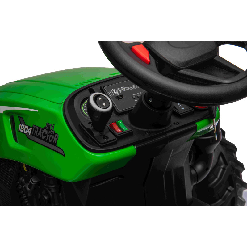 Pojazd Traktor GROW 1804 Jasno Zielony