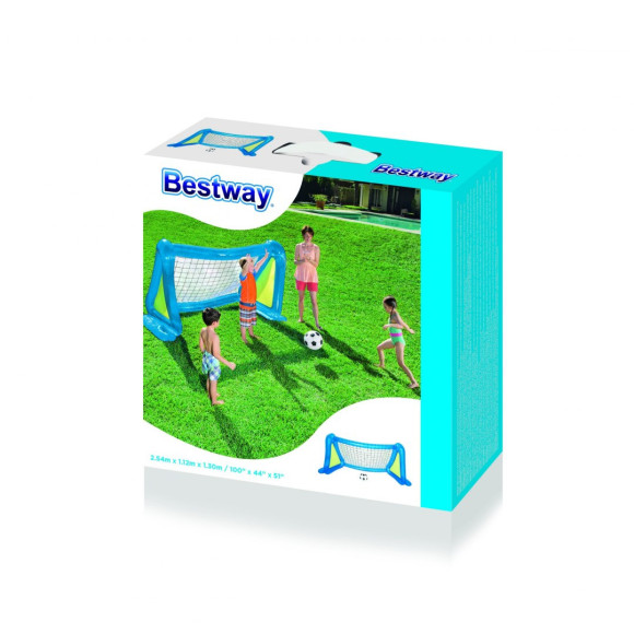 Bramka Dmuchana Piłka 254 112 130 cm BESTWAY Bramka Dmuchana Piłka 254 112 130 cm BESTWAY