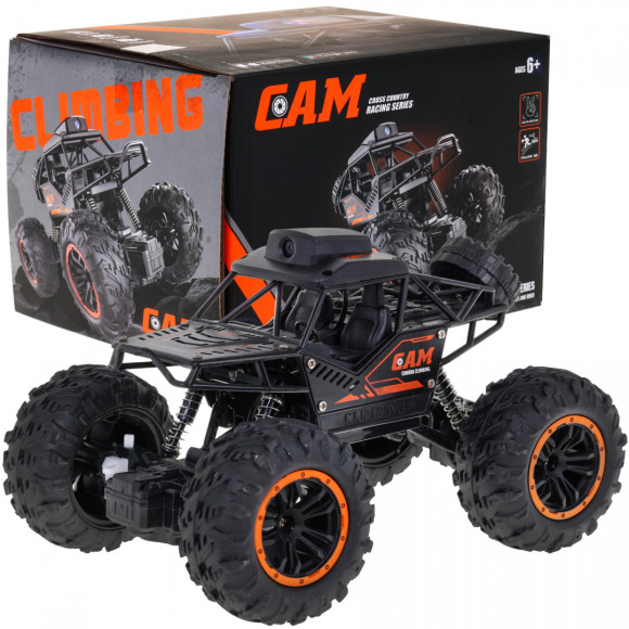 Crawler Cross Country z kamerą Wi-Fi dla dzieci 6+ Zdalnie sterowany model 1:18 Nagrywanie trasy Crawler Cross Country z kamerą Wi-Fi dla dzieci 6+ Zdalnie sterowany model 1:18 Nagrywanie trasy