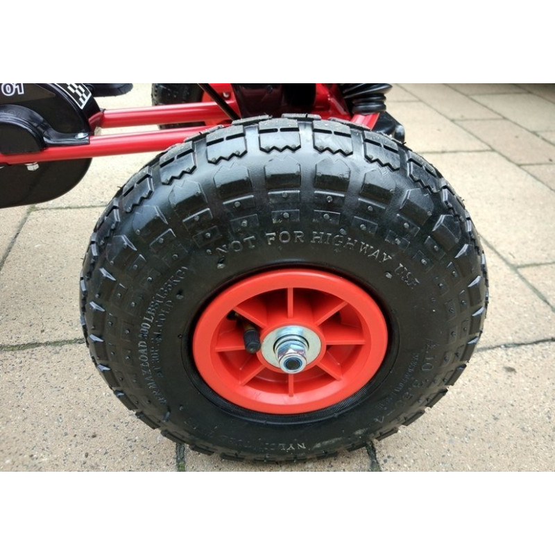 Gokart Czerwony A-15 Pompowane Koła