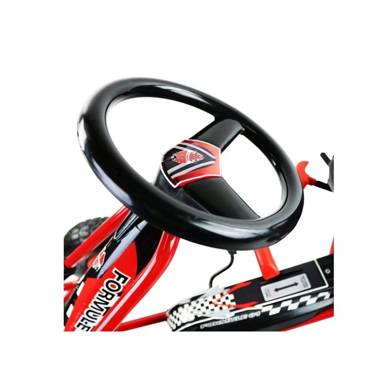 Gokart Czerwony A-15 Pompowane Koła
