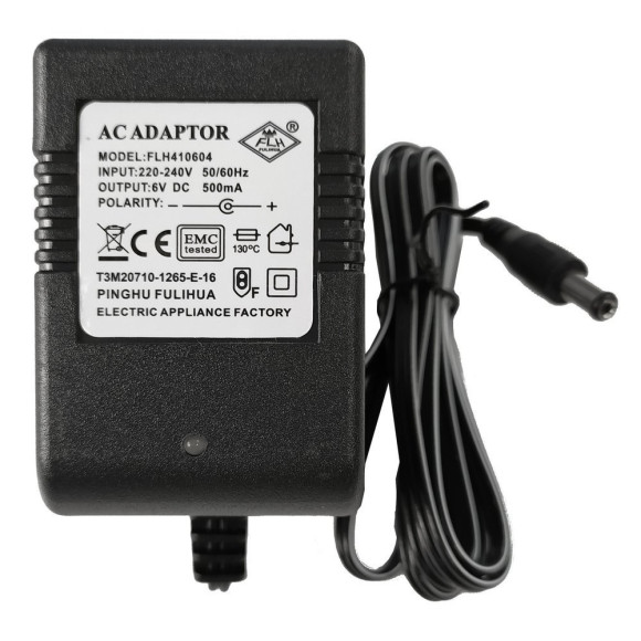 Ładowarka do Aut na Akumulator 6V  500mA z diodą LED