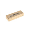 Gra Domino w Drewnianym Pudełku 28 Elementy Gra Domino w Drewnianym Pudełku 28 Elementy