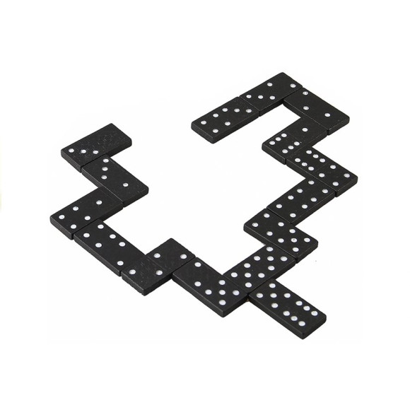 Gra Domino w Drewnianym Pudełku 28 Elementy Gra Domino w Drewnianym Pudełku 28 Elementy