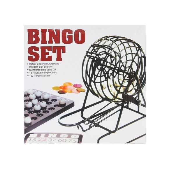 Familijna Gra Losowa Bingo Lotto Metalowe