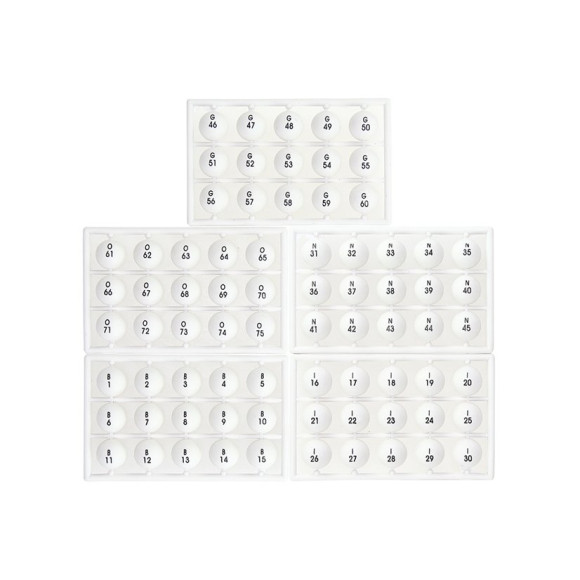 Familijna Gra Losowa Bingo Lotto Metalowe
