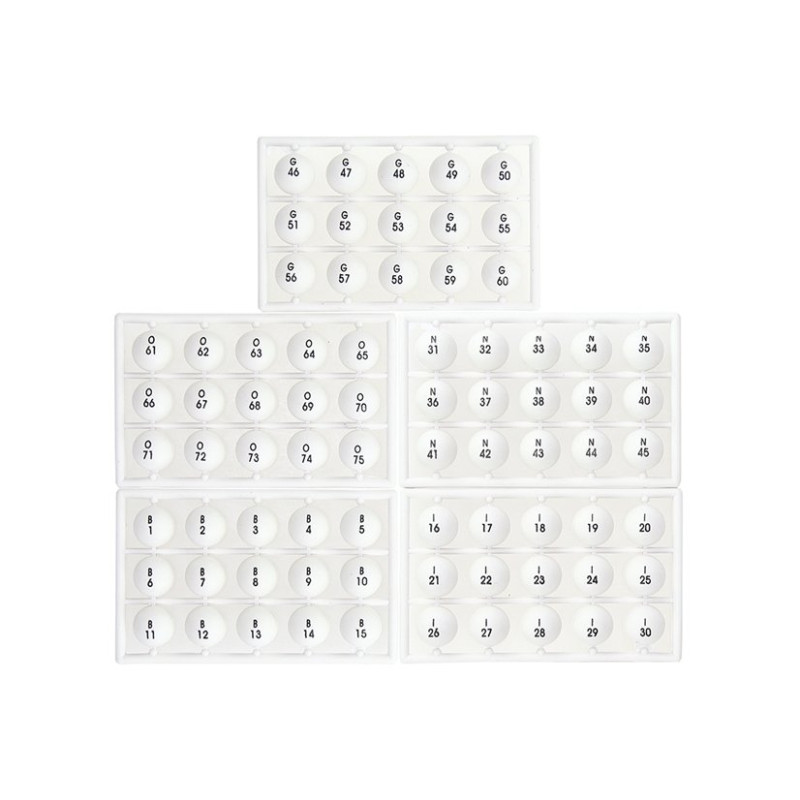 Familijna Gra Losowa Bingo Lotto Metalowe